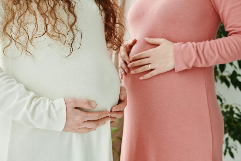 Two Pregnant Women